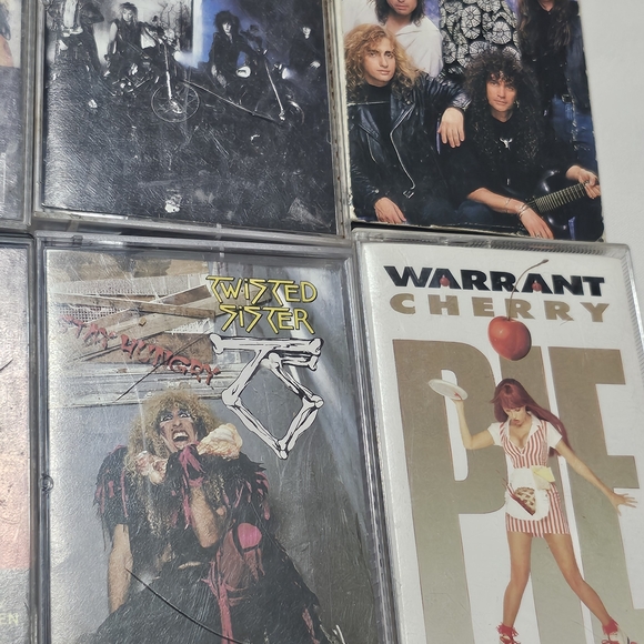Vintage Rock Cassette Tape Collection Motley CRUE Alias Warrent Etc - Picture 3 of 10